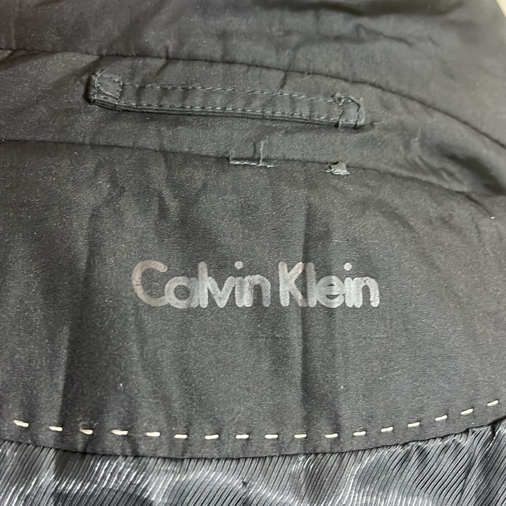 Calvin Klein Black Y2K Trench Coat ☔️ - Picture 15 of 15